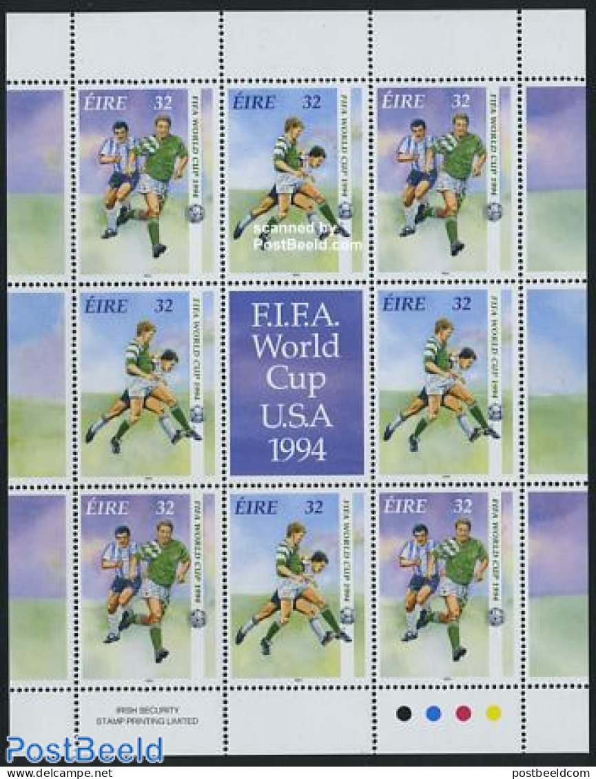 Ireland 1994 World Cup Football M/s, Mint NH, Sport - Football - Ungebraucht