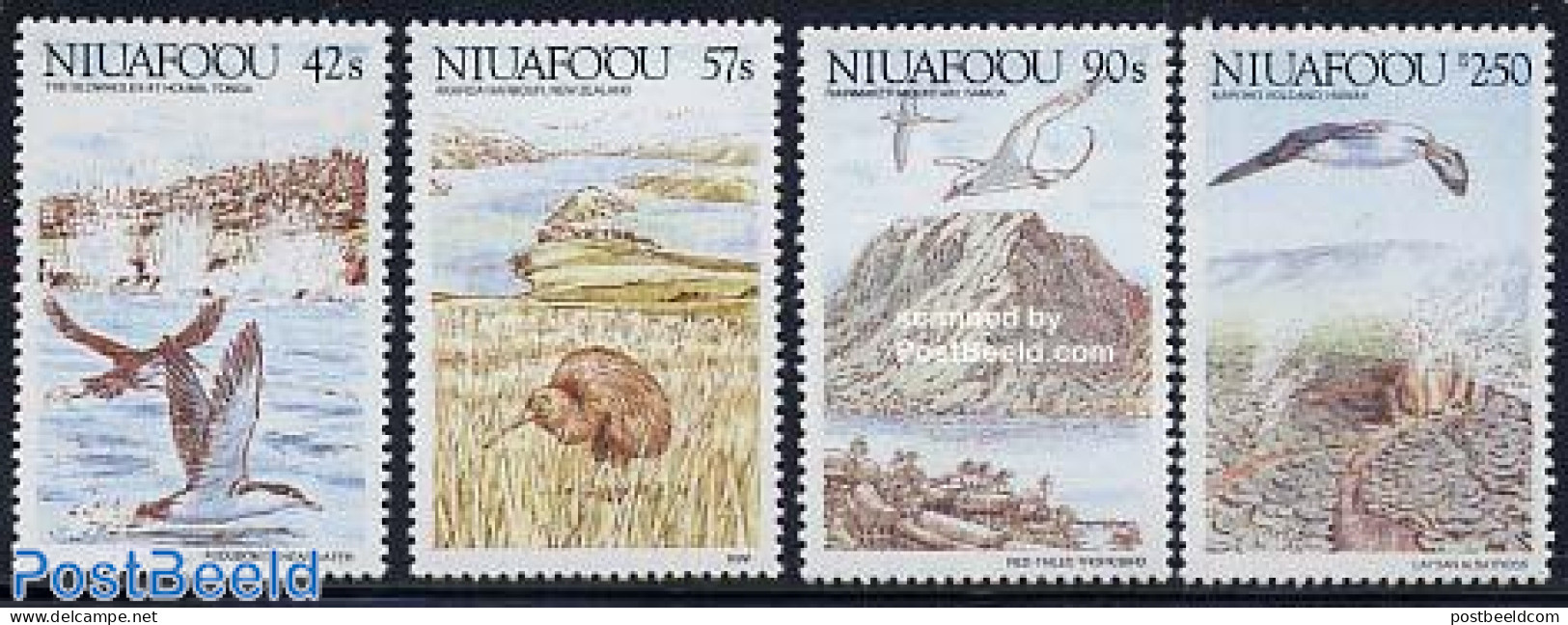 Niuafo'ou 1988 Island Birds 4v, Mint NH, Nature - Birds - Other & Unclassified