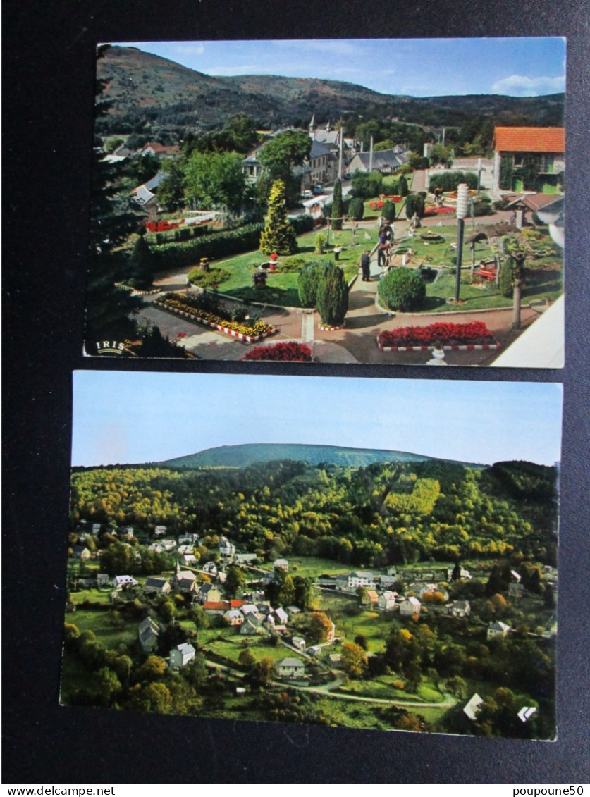 CP 19 Corrèze CHAUMEIL  - Lot De 2 Cartes - Le Parc De Jean Ségurel Au Fond Les Monédières - Vue Générale Aérienne - Otros & Sin Clasificación