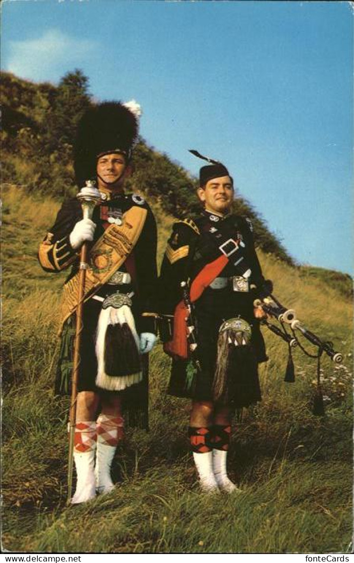 11474908 Caithness Sutherland Drum Major Piper Highlanders Caithness Sutherland - Otros & Sin Clasificación