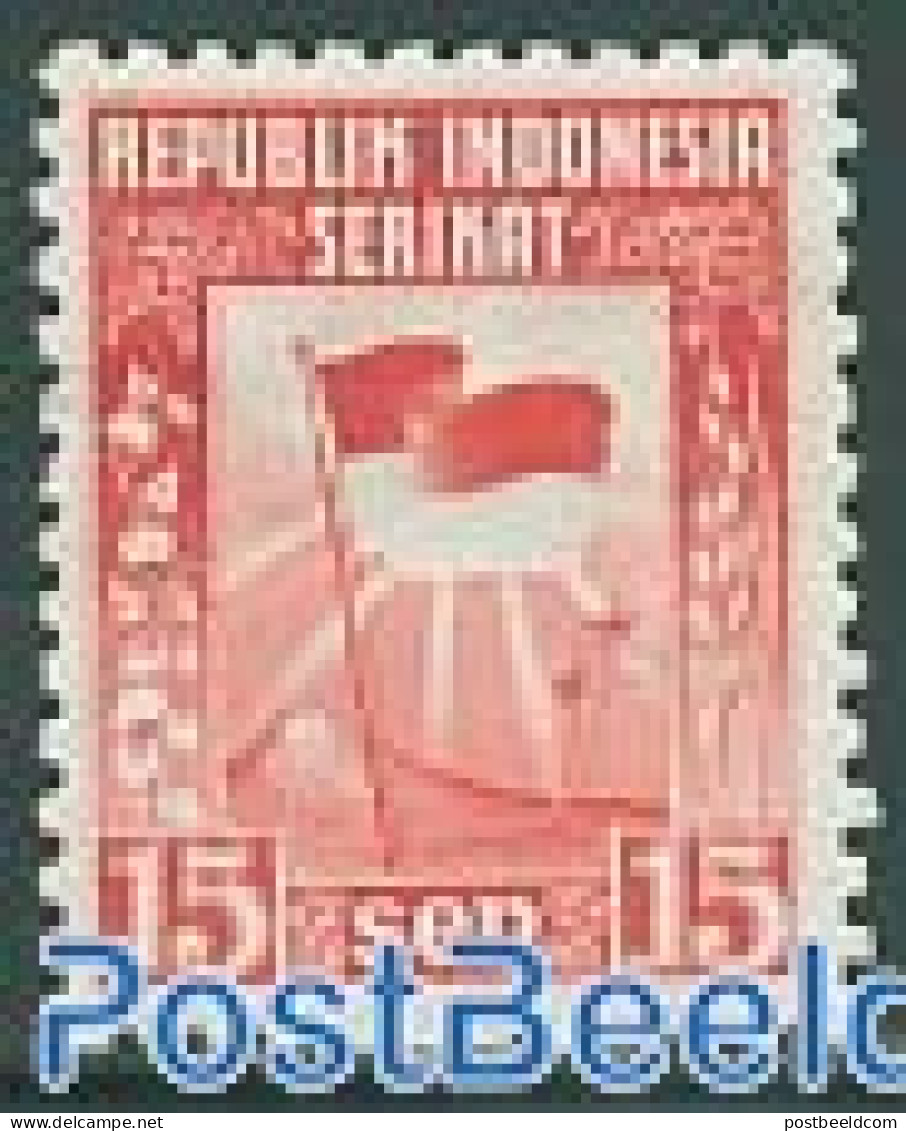 Indonesia 1950 Independence 1v, Mint NH, History - Flags - Indonesië