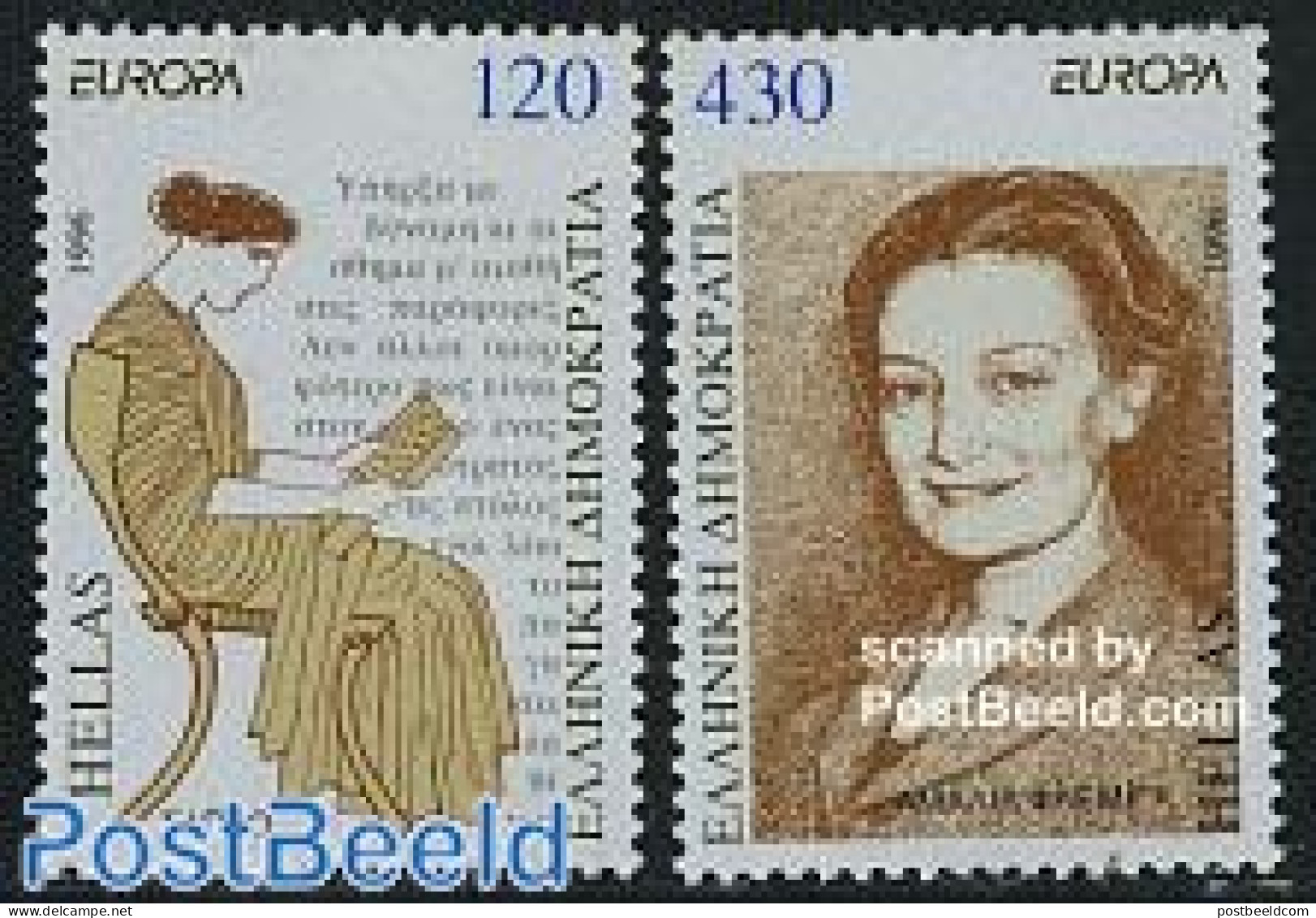Greece 1996 Europa, Women 2v, Mint NH, History - Europa (cept) - Women - Unused Stamps