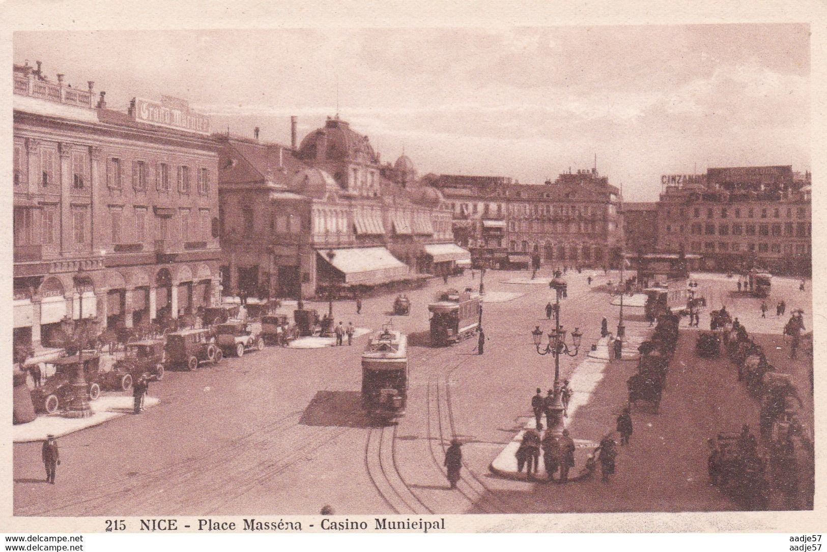 Frankrijk BORDEAUX PLACE ET ALLEES DE JOURNY TRAMWAYS 1903 - Tranvía