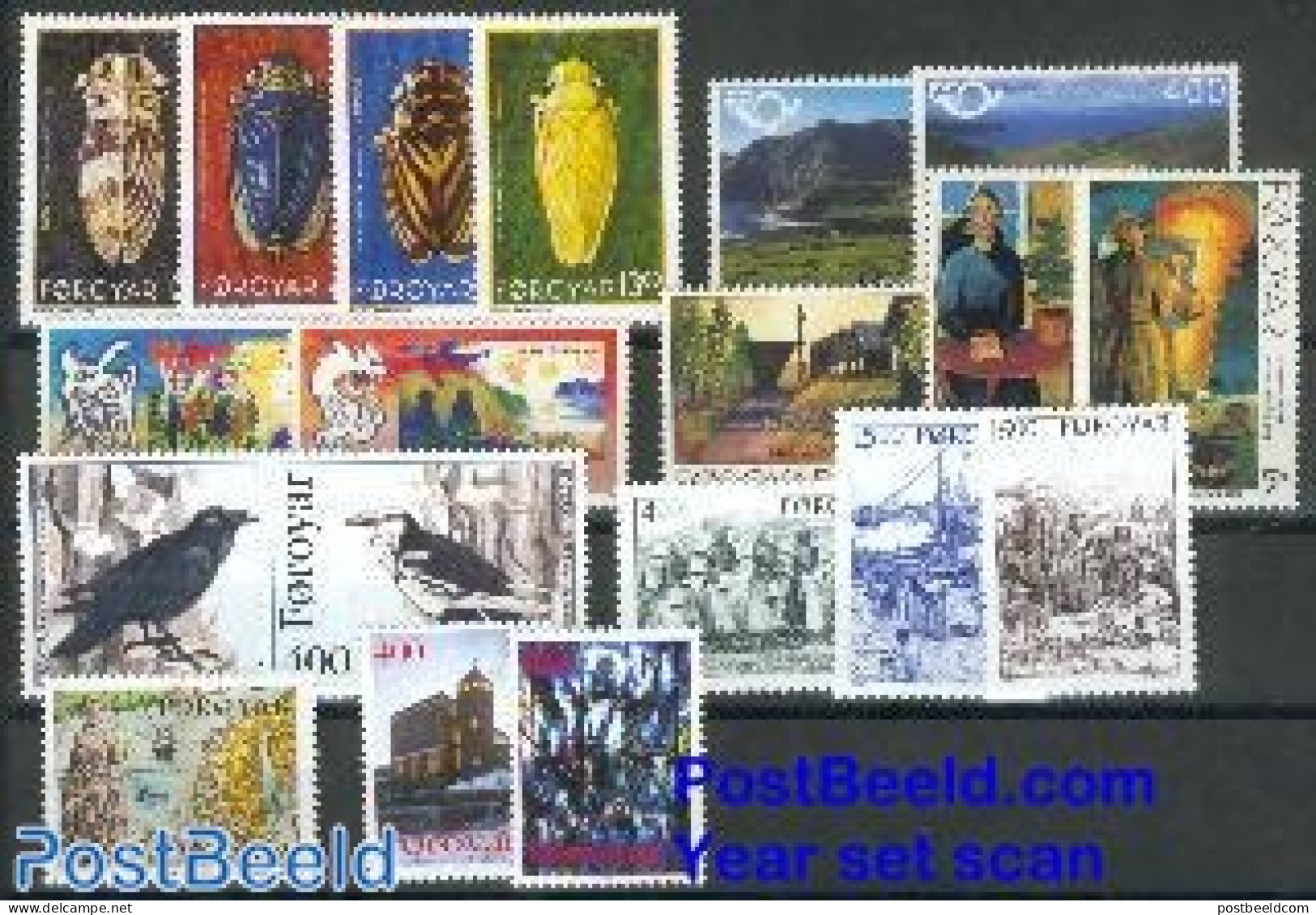 Faroe Islands 1995 Yearset 1995 (19v), Mint NH, Various - Yearsets (by Country) - Unclassified