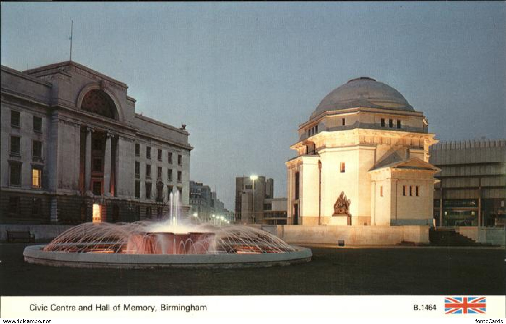 11474822 Birmingham Civic Centre Hall Of Memory Birmingham - Autres & Non Classés