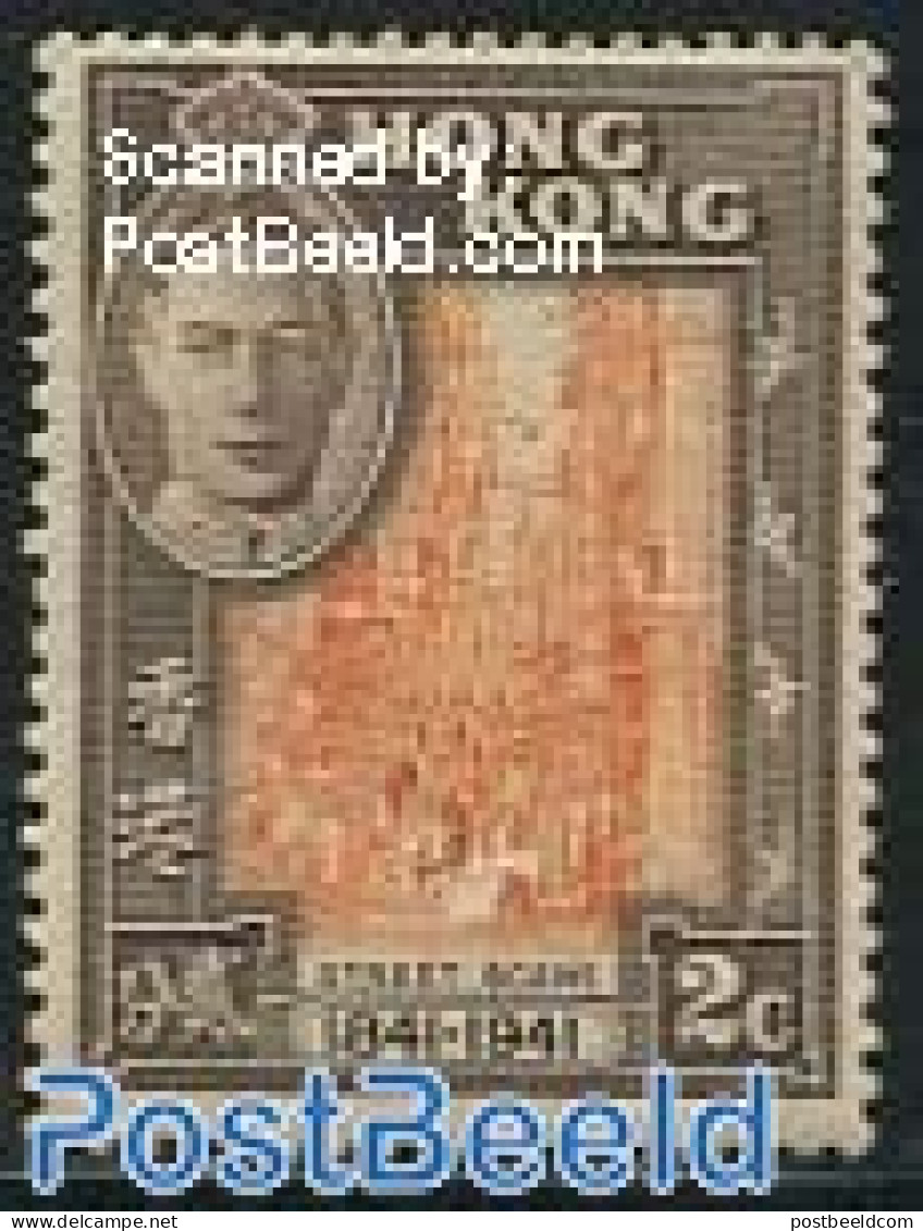 Hong Kong 1941 2c, Stamp Out Of Set, Mint NH, Various - Street Life - Unused Stamps