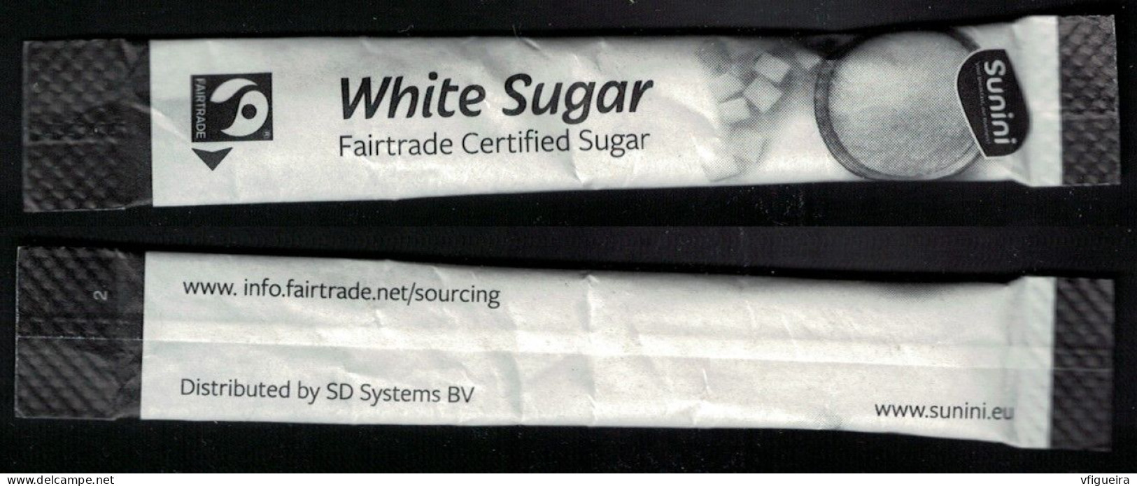 Sachet Sucre Sugar Bag Bûchette White Sugar Fairtrade Certified Sugar Sunini Your Breakfast Our Business - Azúcar