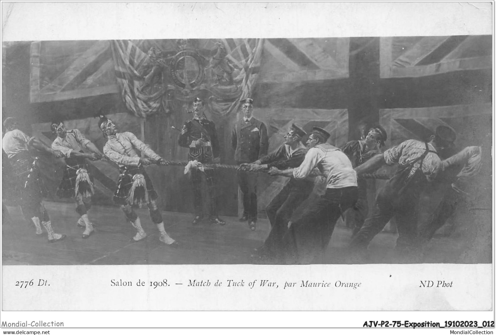 AJVP2-0108 - EXPOSITION - MAURICE ORANGE - MATCH DE TUCK OF WAR - SALON DE 1908  - Malerei & Gemälde