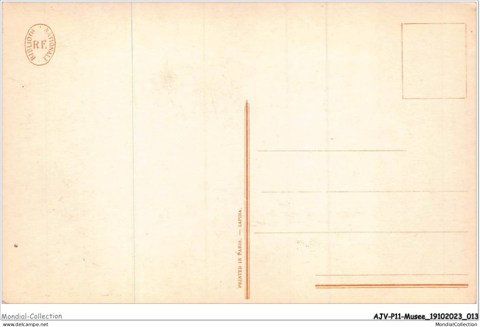 AJVP11-0955 - MUSEE - TRESOR DE BERTHOUVILLE - DECOUVERT EN 18330 - PLAT D'ARGENT A EMBLEME - BIBLIOTHEQUE NATIONALE  - Musées