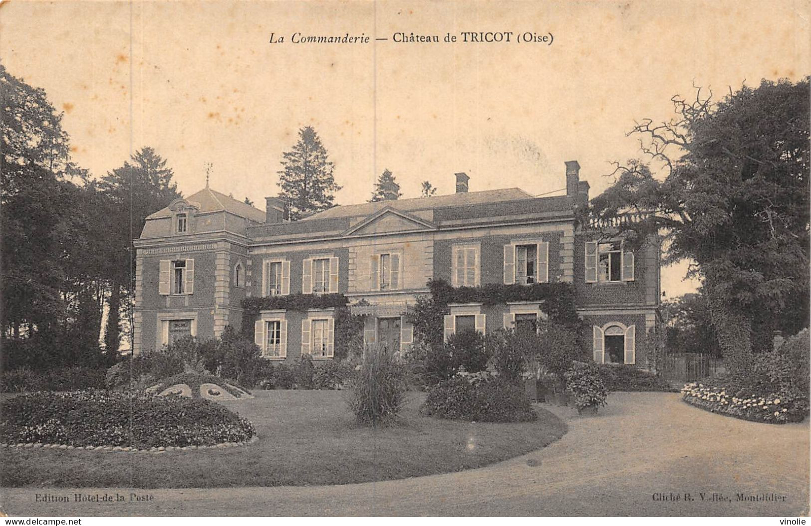 P-24-Mi-Is-1688 : TRICOT CHATEAU LA COMMANDERIE - Autres & Non Classés