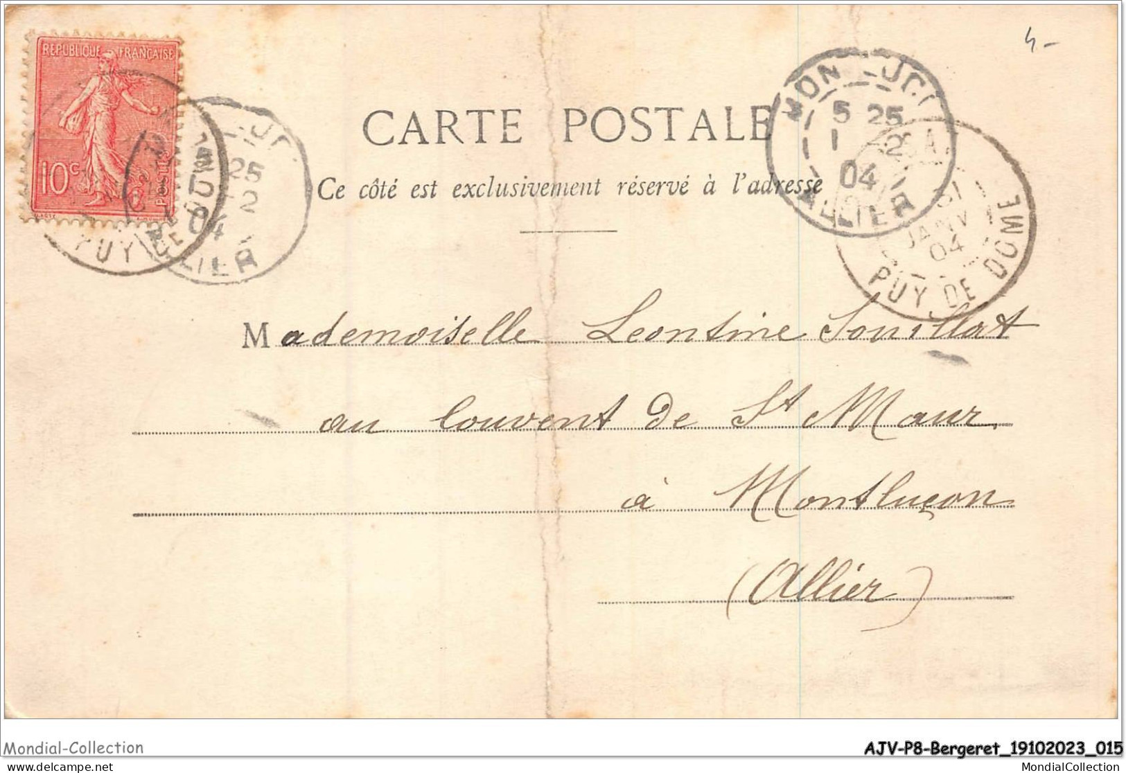 AJVP8-0681 - ILLUSTRATEURS - BERGERET - NOUVELLE ANNEE - 1904 TRAIN LOCOMOTIVE - Bergeret