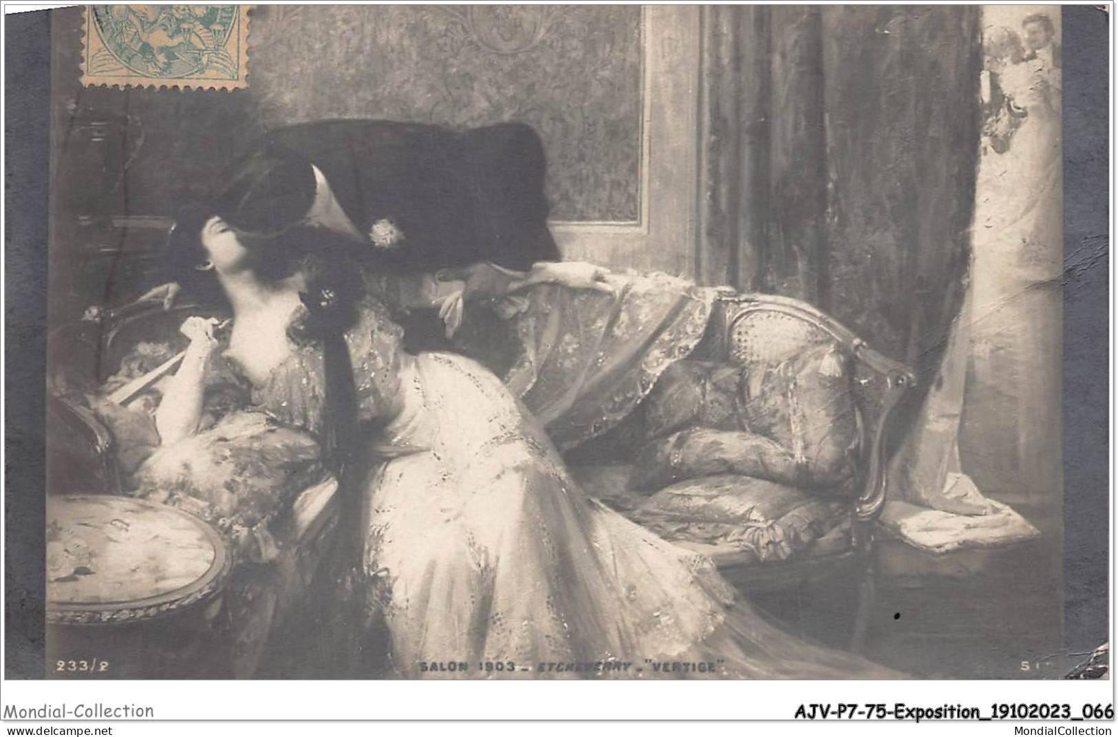 AJVP7-0606 - EXPOSITION - ETCHEVERRY - VERTIGE - SALON 1903  - Malerei & Gemälde
