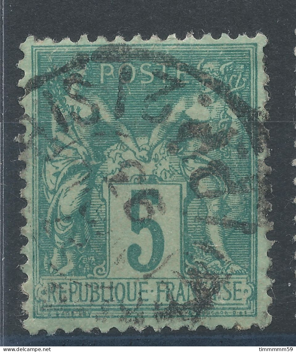 Lot N°83381   N°75, Oblitéré Cachet à Date De PARIS JOURNAUX PP 2 "R.MILTON" - 1876-1898 Sage (Type II)