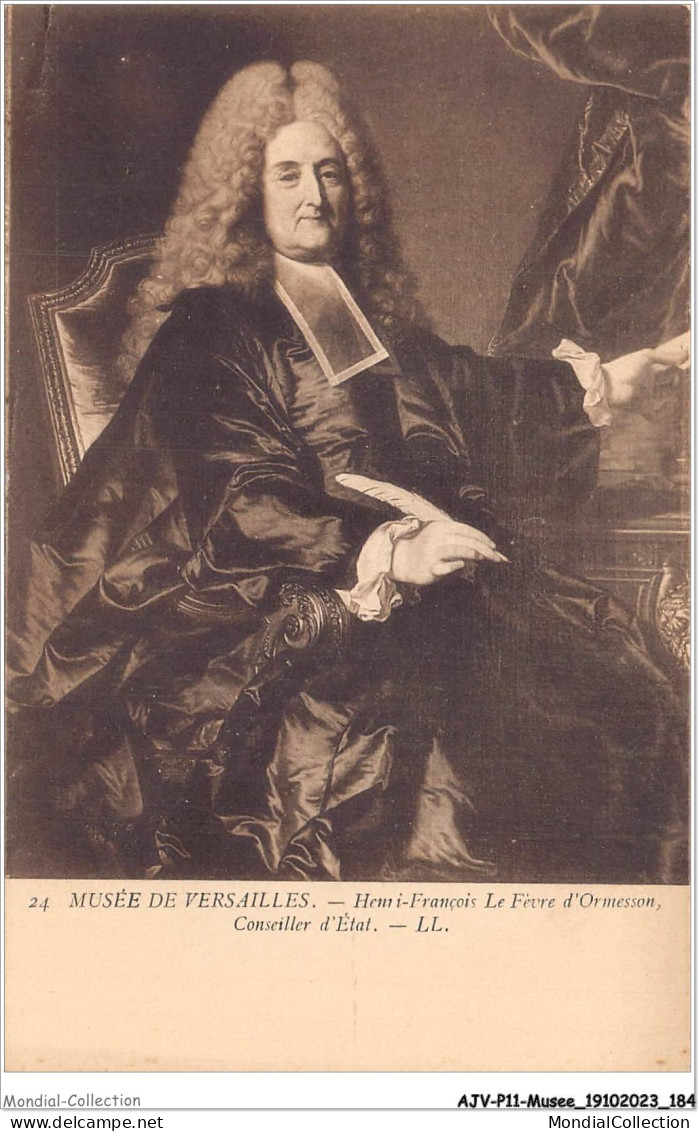 AJVP11-1041 - MUSEE - HENRI-FRANCOIS - LE FEVRE D'ORMESSON - CONSEILLER D'ETAT - MUSEE DE VERSAILLES  - Musées