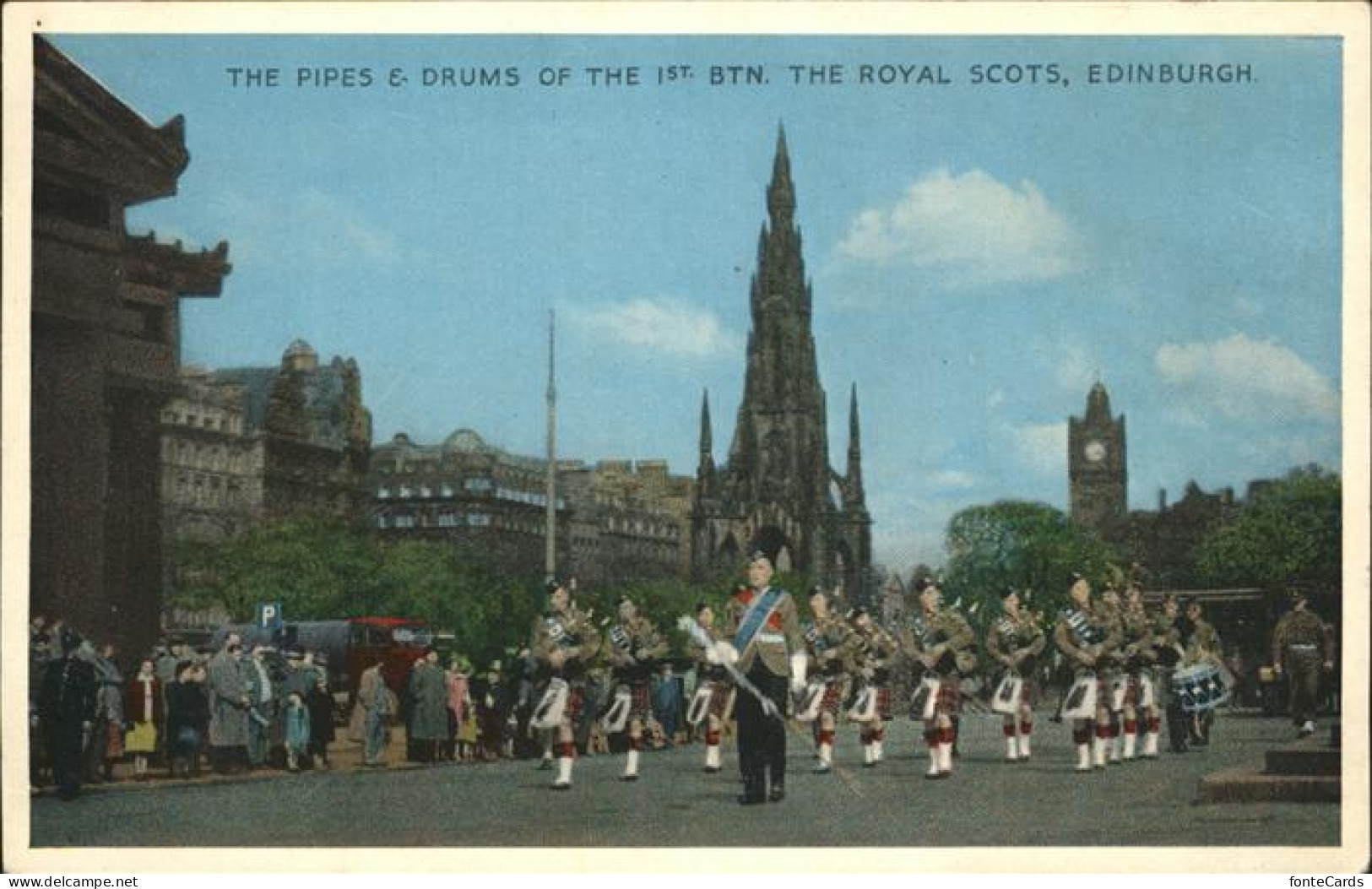 11474724 Edingburgh Grossbritannien Pipes Drums Royal Scots Edingburgh - Autres & Non Classés