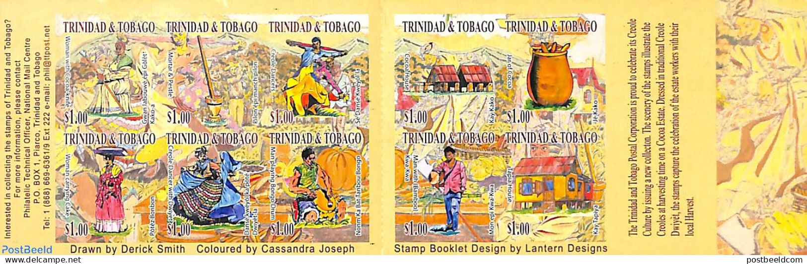 Trinidad & Tobago 2018 Creole Harvest 10v S-a In Booklet, Mint NH, Various - Stamp Booklets - Agriculture - Non Classés