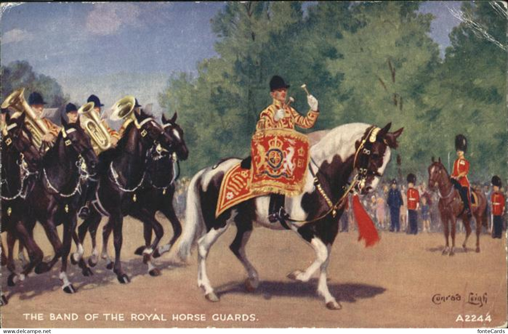 11474694 London Band Of The Royal Horse Guards Kuenstlerkarte - Other & Unclassified