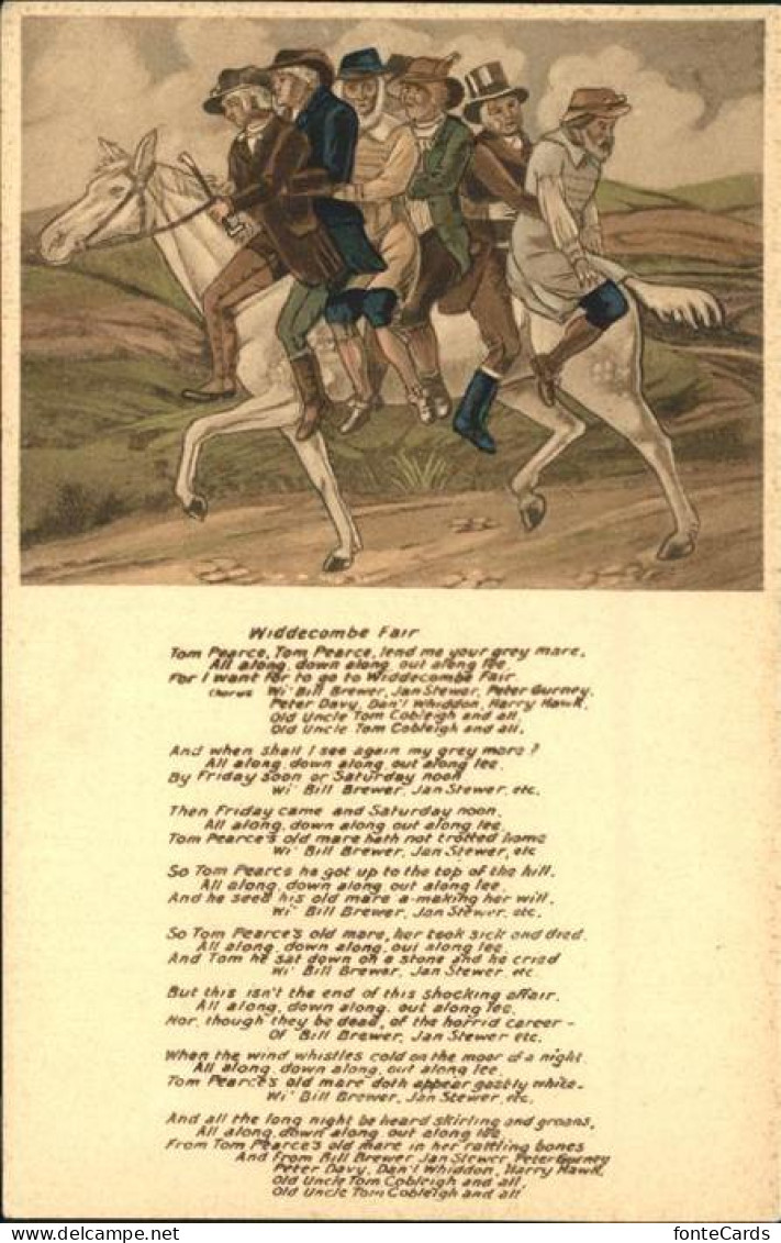 11474693 Widecombe In The Moor Fair Gedicht Pferd Humor Widecombe In The Moor - Other & Unclassified