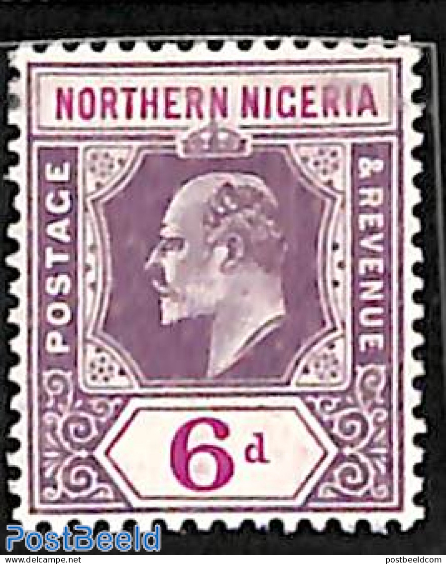 Nigeria 1904 6d, Northern Nigeria, Stamp Out Of Set, Mint NH - Other & Unclassified