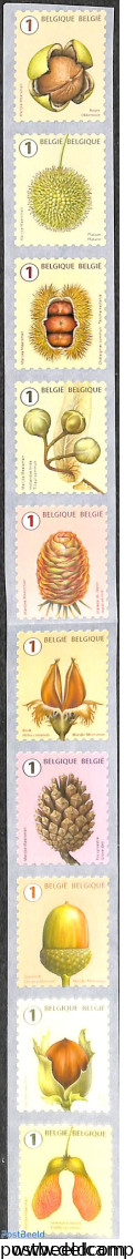 Belgium 2021 Fruits 10v S-a, Mint NH, Nature - Fruit - Unused Stamps