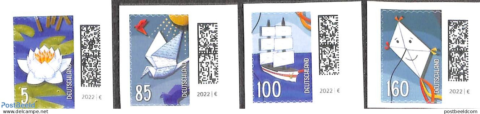 Germany, Federal Republic 2021 Definitives 4v, S-a, Mint NH, Nature - Sport - Transport - Flowers & Plants - Kiting - .. - Unused Stamps
