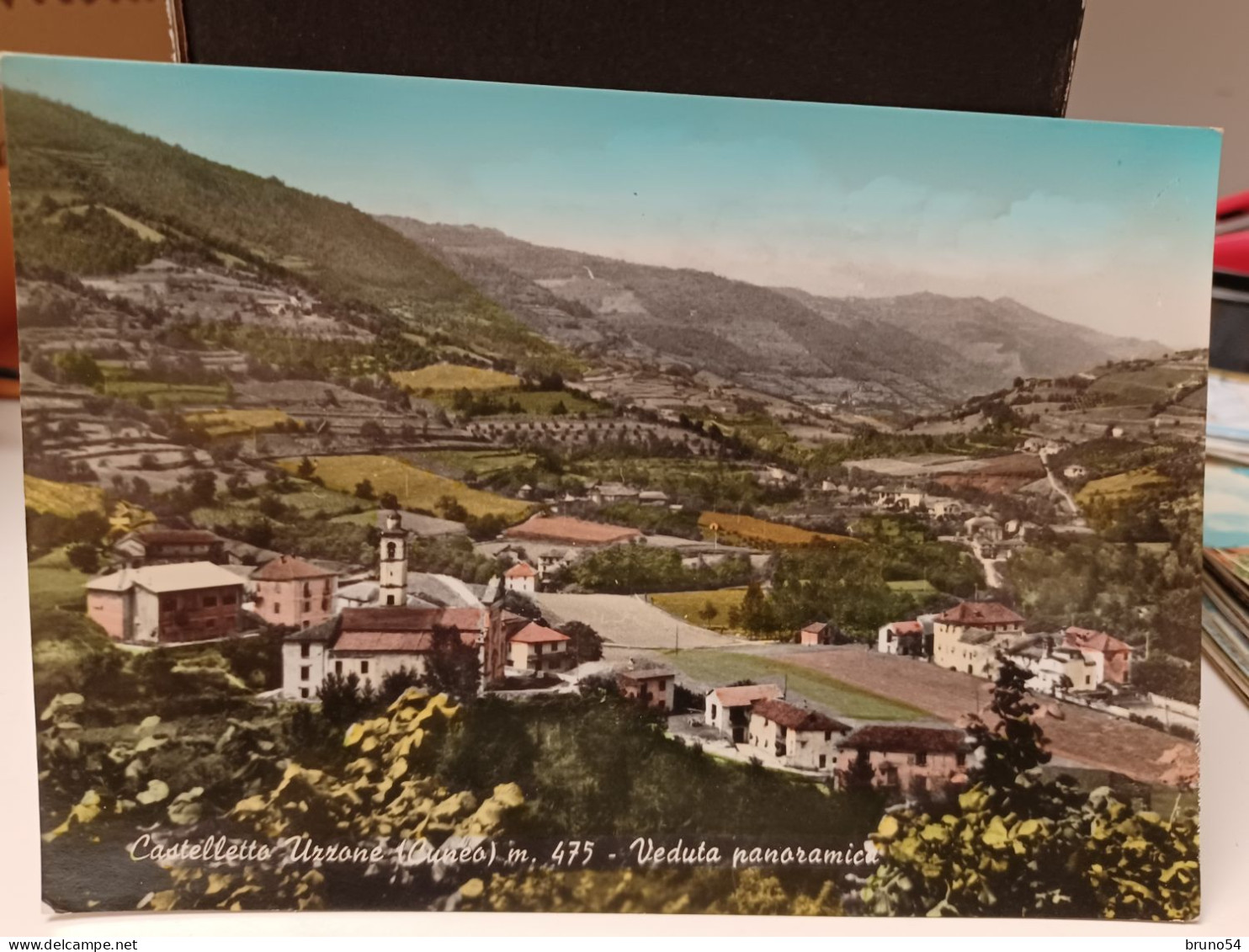 Cartolina  Castelletto Uzzone Provincia Cuneo ,veduta Panoramica Anni 70 - Cuneo