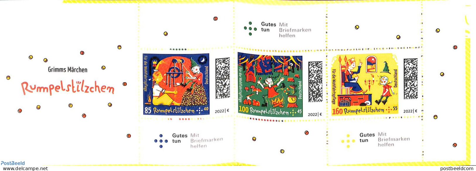 Germany, Federal Republic 2022 Welfare Booklet, Mint NH, Stamp Booklets - Art - Fairytales - Neufs