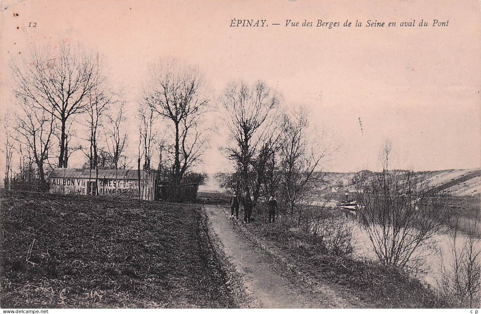 Epinay Sur Seine -  Vue Des Berges De La Seine En Aval Du Pont  -   CPA °J - Sonstige & Ohne Zuordnung