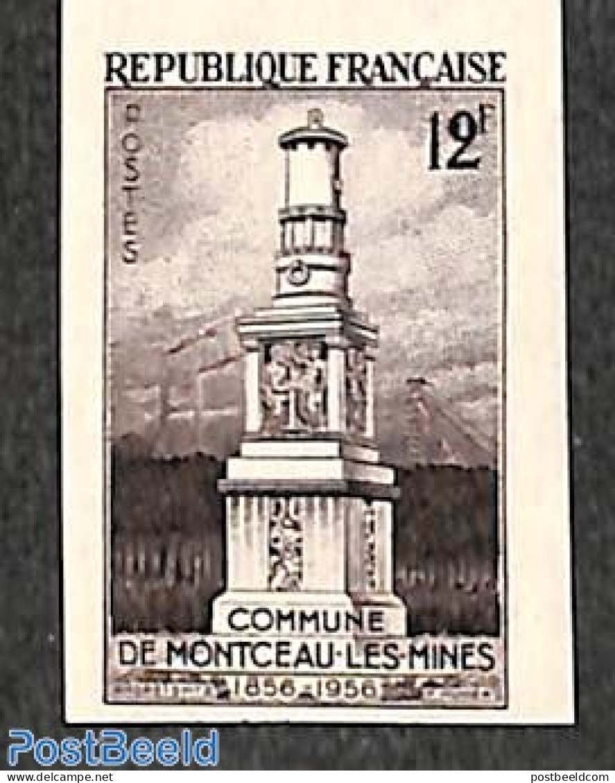 France 1956 Montceau Les Mines 1v, Imperforated, Mint NH, Science - Mining - Nuevos