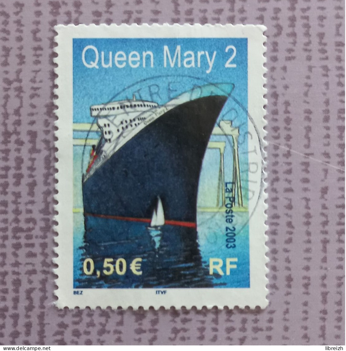 Queen Mary 2  N° 3631  Année 2003 - Used Stamps