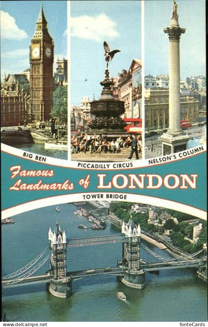 11474609 London Piccadilly Circus Big Ben Nelsons Column - Other & Unclassified