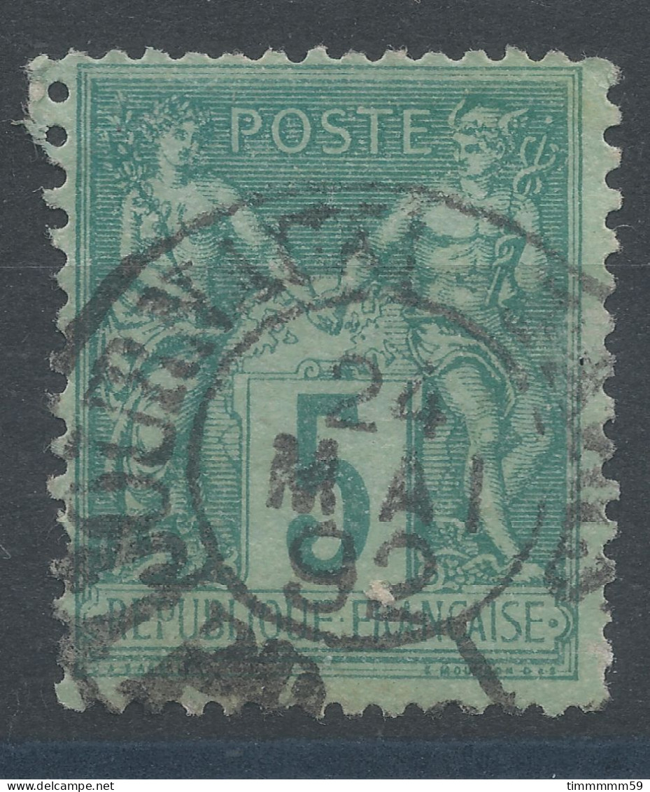 Lot N°83385   N°75, Oblitéré Cachet à Date De PARIS JOURNAUX - 1876-1898 Sage (Tipo II)