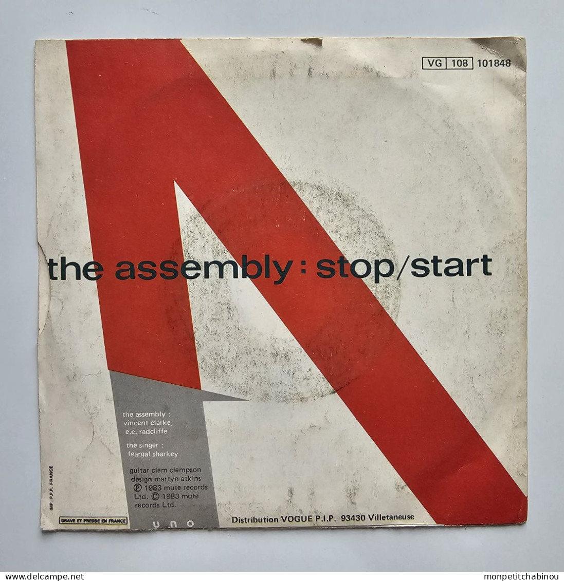 45T THE ASSEMBLY : Never Never - Autres - Musique Anglaise