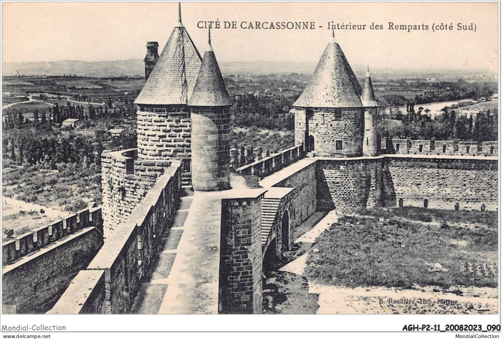 AGHP2-0117-11 - CITE DE CARCASSONNE - Intérieur Des Remparts - Carcassonne