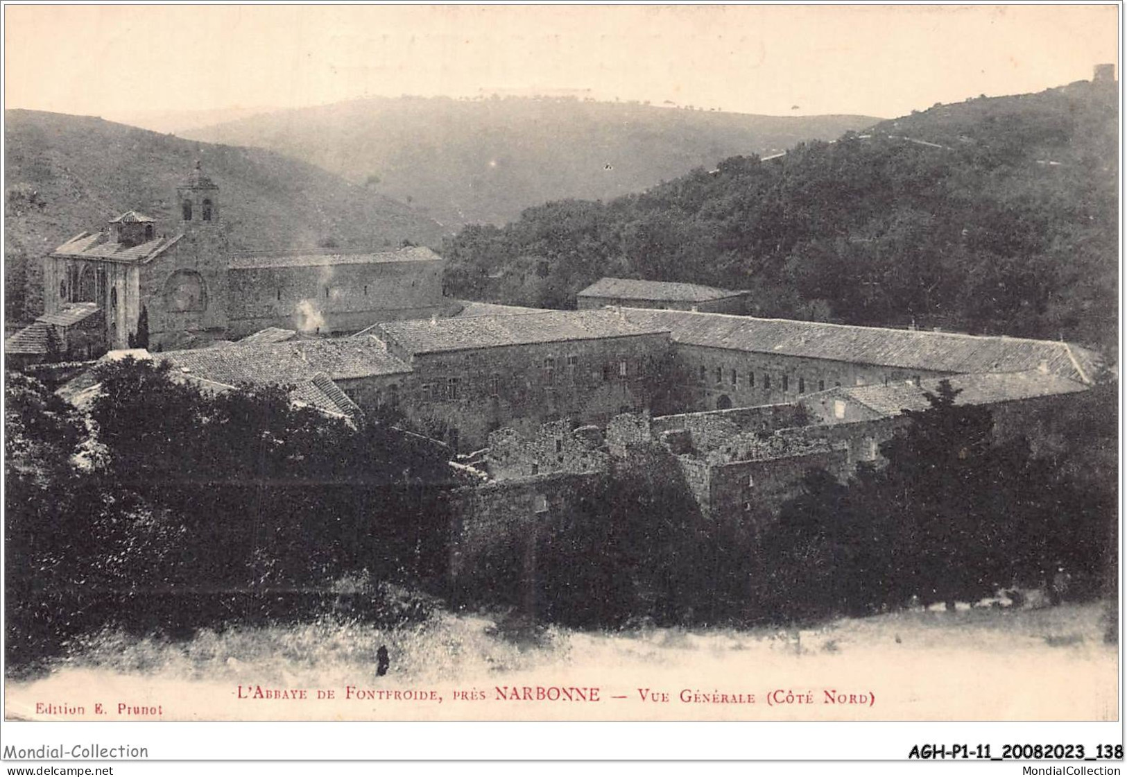 AGHP1-0070-11 - ABBAYE DE FONTFROIDE - Près NARBONNE - Vue Générale - Carcassonne