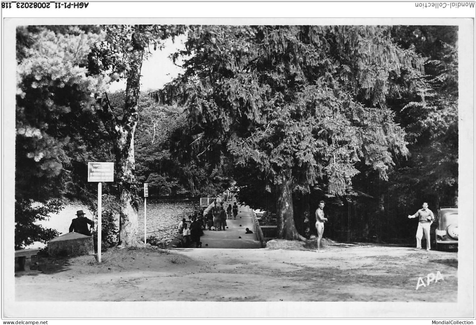 AGHP1-0060-11 - Bassin De LAMPY - Vue De La Terrasse Et Dans Le Fond La Digue - Limoux