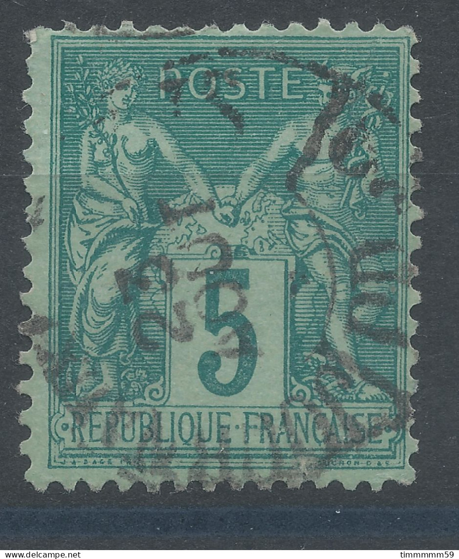 Lot N°83386   N°75, Oblitéré Cachet à Date De PARIS JOURNAUX - 1876-1898 Sage (Tipo II)