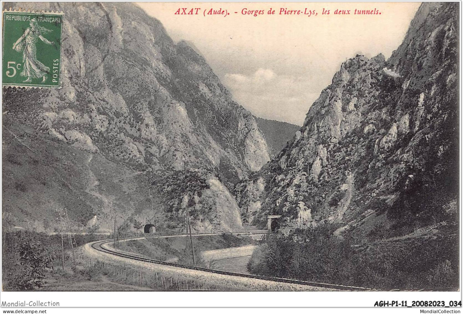 AGHP1-0018-11 - AXAT - Gorges De Pierre-lys - Les Deux Tunnels - Axat