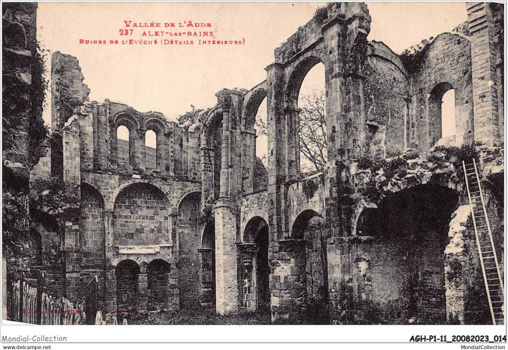 AGHP1-0008-11 - ALET-LES-BAINS - Ruines De L'évêché - Limoux