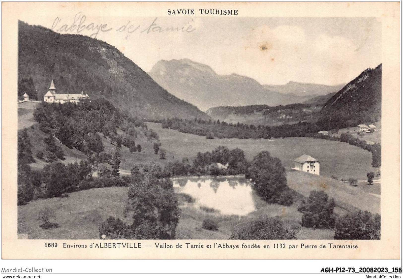 AGHP12-0939-73 - ENVIRONS D'ALBERTVILLE - Vallon De Tamié Et L'abbaye Fondée En 1132 Par Pierre De Tarentaise - Albertville