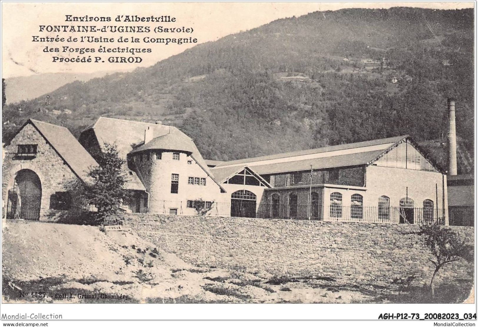 AGHP12-0877-73 - ENVIRONS D'ALBERTVILLE - FONTAINE-D'UGINE - Entrée De L'usine De La Compagnie Des Forges électriques - Albertville