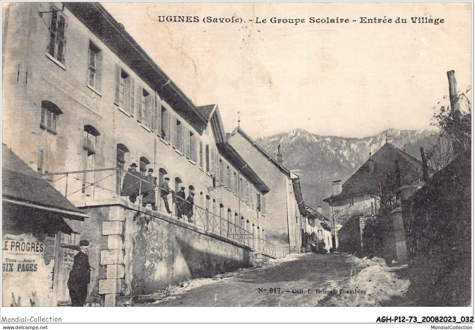 AGHP12-0876-73 - UGINE - Le Groupe Scolaire - Entrée Du Village - Ugine