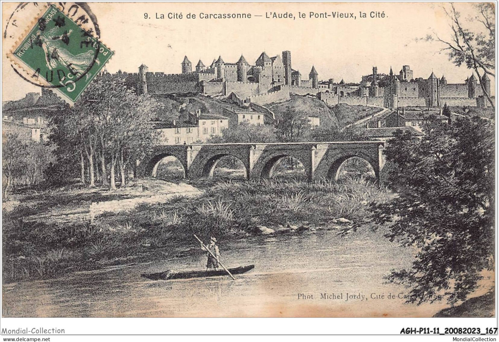 AGHP11-0837-11 - LA CITE DE CARCASSONNE - L'aude - Le Pont-vieux - La Cité - Carcassonne