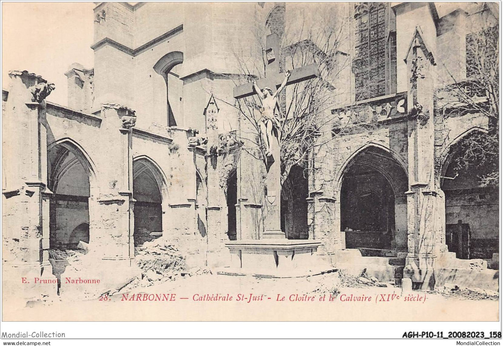 AGHP10-0725-11 - NARBONNE - Cathédrale St-just - Le Cloitre Et Le Calvaire - Narbonne