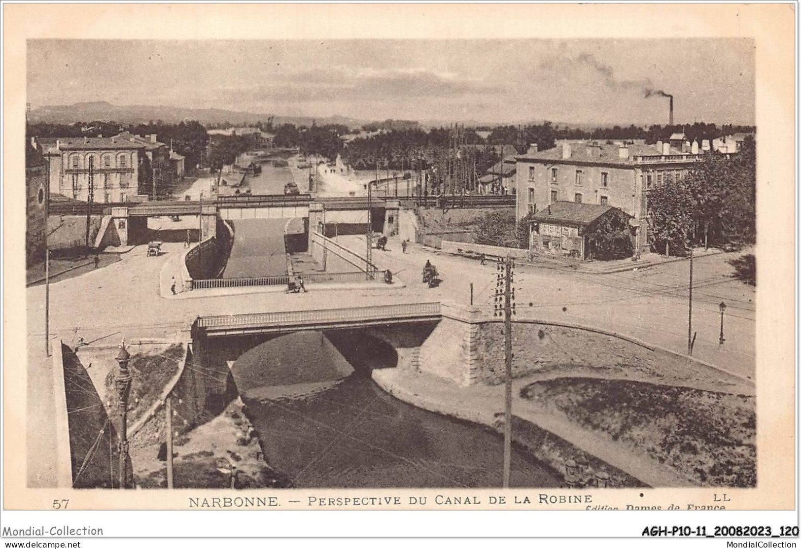 AGHP10-0706-11 - NARBONNE - Perspective Du Canal De La Robine - Narbonne