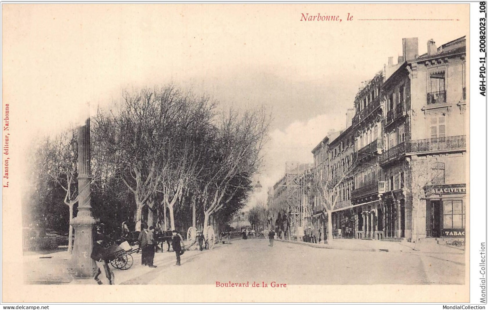 AGHP10-0700-11 - NARBONNE - Boulevard De La Gare - Narbonne