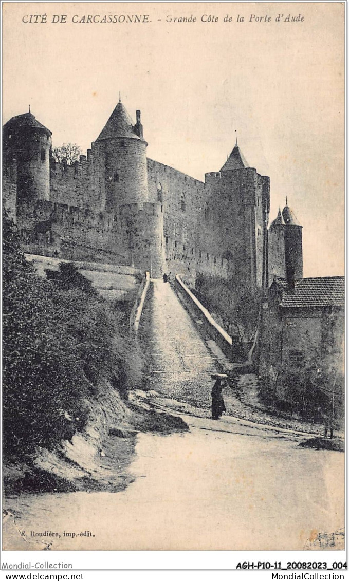 AGHP10-0648-11 - CITE DE CARCASSONNE - Grande Cote De La Porte D'aude - Carcassonne