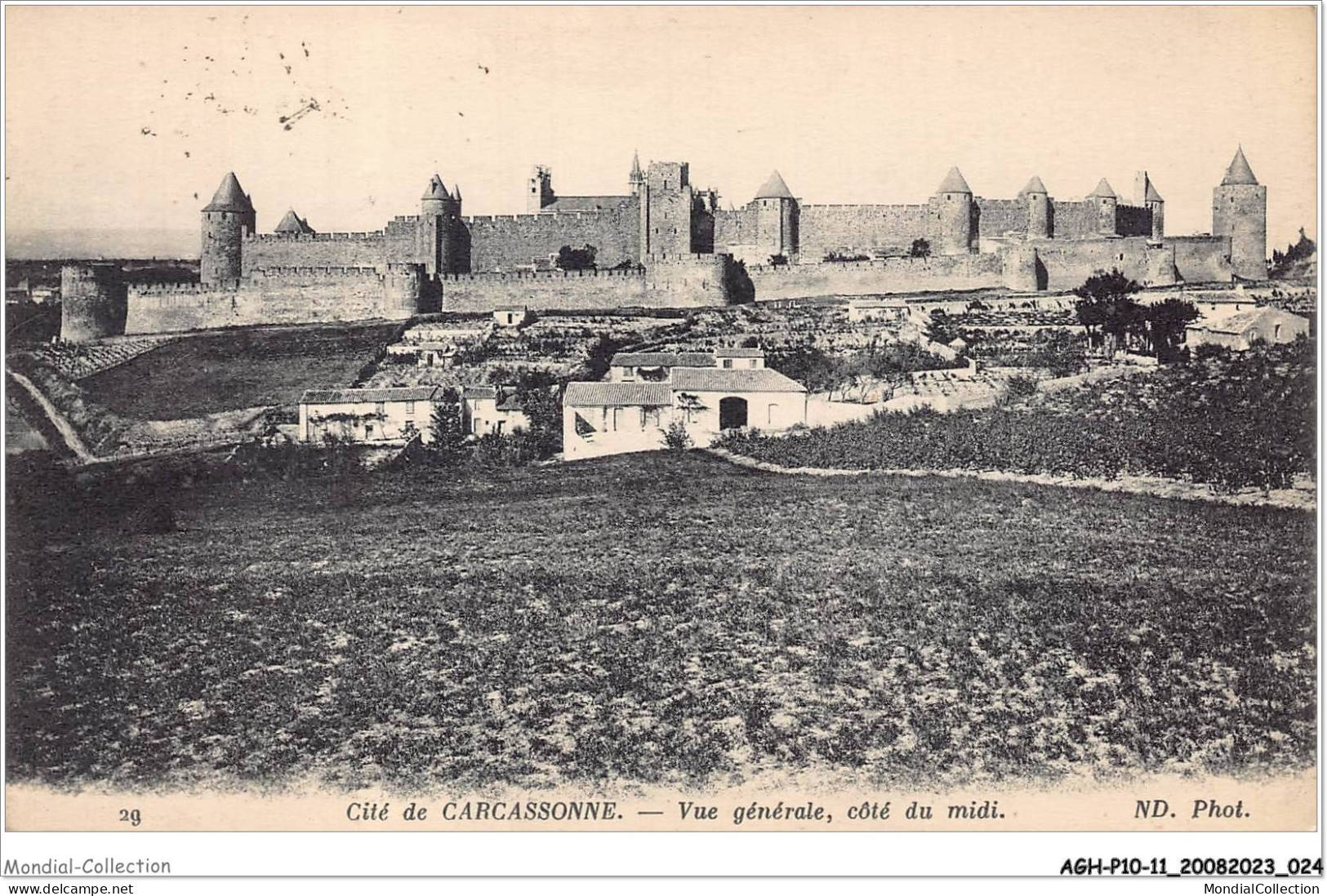 AGHP10-0658-11 - CITE DE CARCASSONNE - Vue Générale - Coté Du Midi - Carcassonne