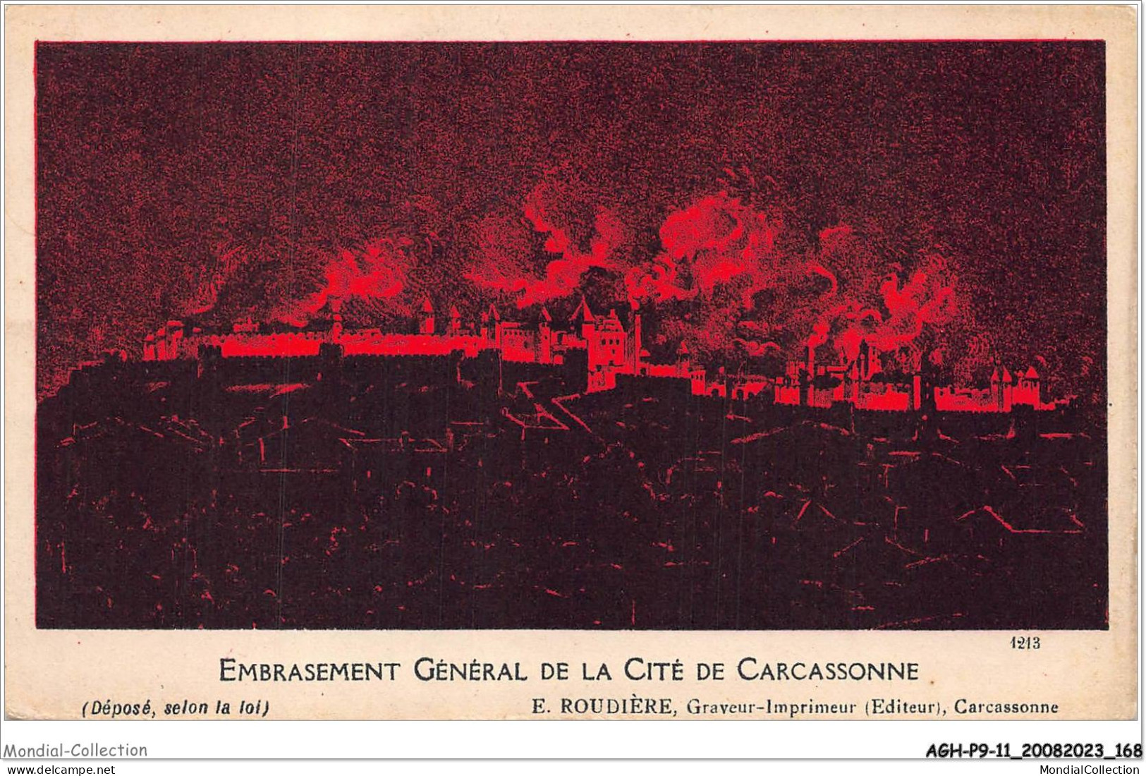 AGHP9-0628-11 - CARCASSONNE - Embrasement Général De La Cité De Carcassonne - Carcassonne