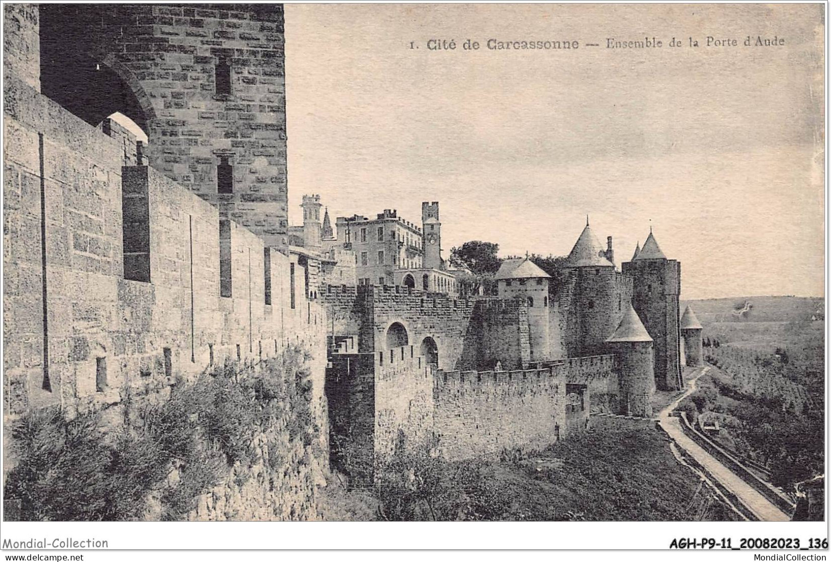 AGHP9-0612-11 - CITE DE CARCASSONNE - Ensemble De La Porte D'aude - Carcassonne